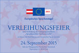 2015 Verleihungsfeier -Europaeisches Sprachensiegel-