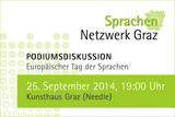 2014 Sprachen Netzwerk Graz -Podiumsdiskussion-